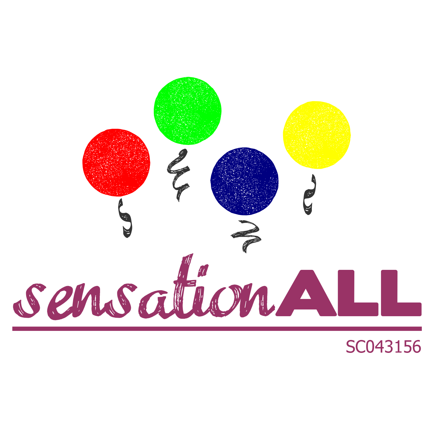 SA Logo stacked white w colour balloons 1500px
